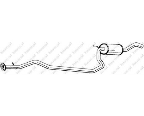 Middle Silencer 286-323 Bosal