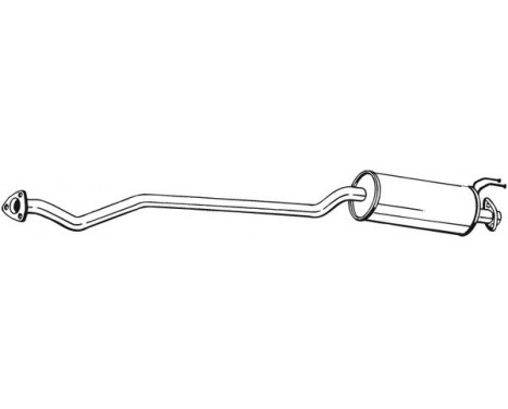 Middle Silencer 286-397 Bosal, Image 2