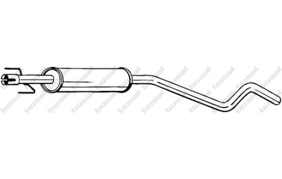 Middle Silencer 286-475 Bosal