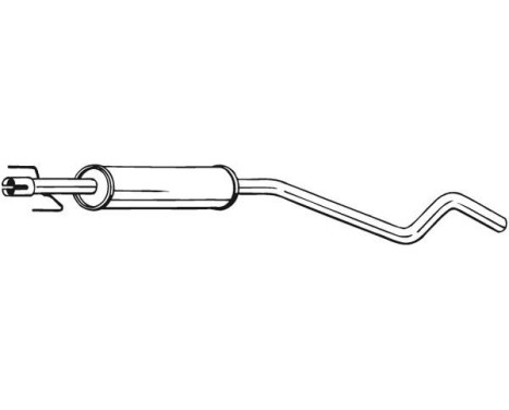 Middle Silencer 286-475 Bosal, Image 2