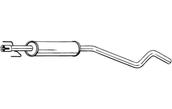 Middle Silencer 286-475 Bosal, Image 2