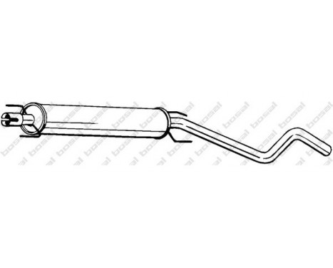 Middle Silencer 286-743 Bosal