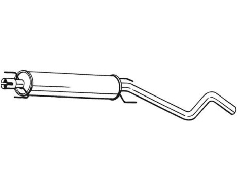 Middle Silencer 286-743 Bosal, Image 2