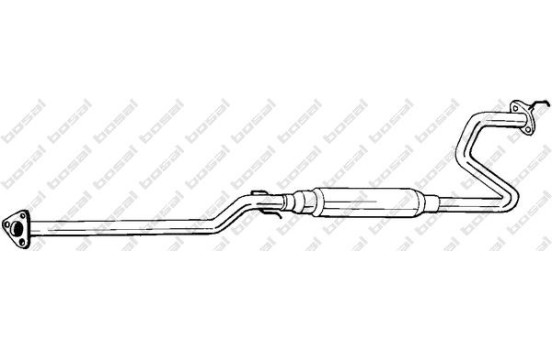 Middle Silencer 286-789 Bosal, Image 2