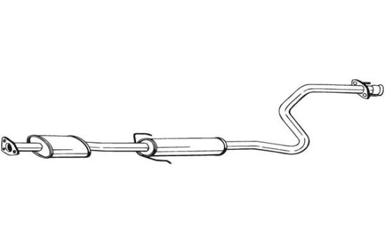 Middle Silencer 286-819 Bosal, Image 2