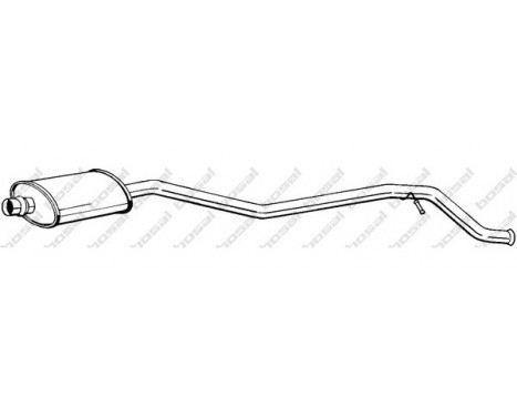 Middle Silencer 286-833 Bosal