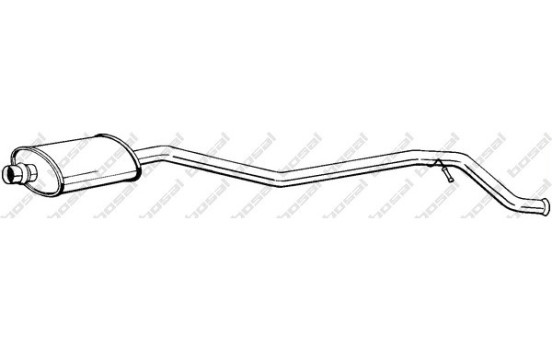 Middle Silencer 286-833 Bosal