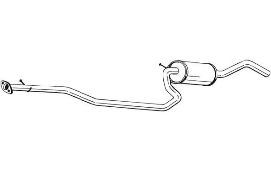 Middle Silencer 286-955 Bosal, Image 2