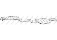 Middle silencer 287-063 Bosal