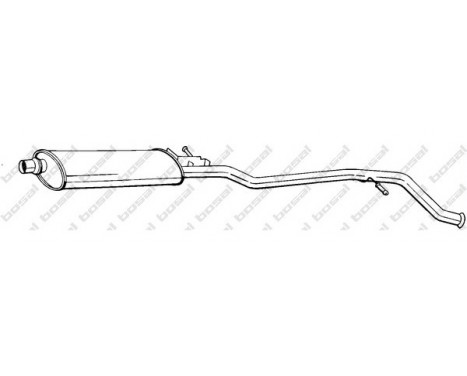 Middle Silencer 287-093 Bosal