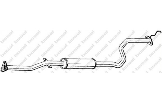 Middle silencer 287-115 Bosal