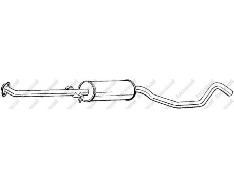 Middle Silencer 287-133 Bosal, Image 2