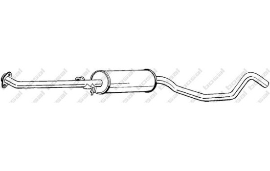 Middle Silencer 287-133 Bosal, Image 2