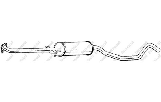 Middle Silencer 287-133 Bosal