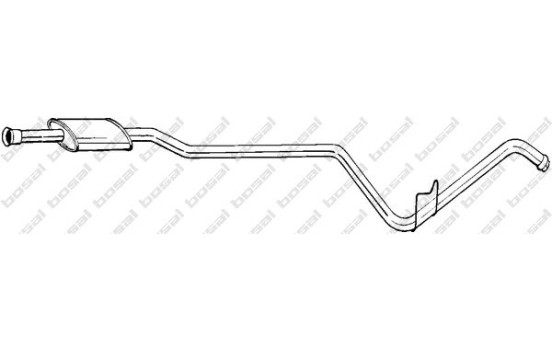 Middle Silencer 287-159 Bosal