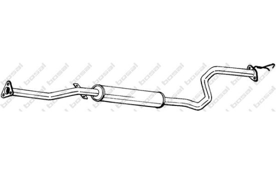 Middle Silencer 287-221 Bosal, Image 2
