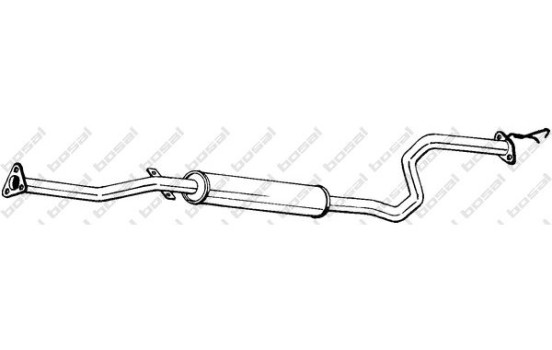 Middle Silencer 287-221 Bosal