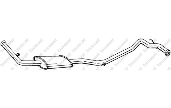 Middle Silencer 287-313 Bosal