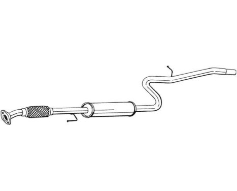 Middle Silencer 287-419 Bosal, Image 2