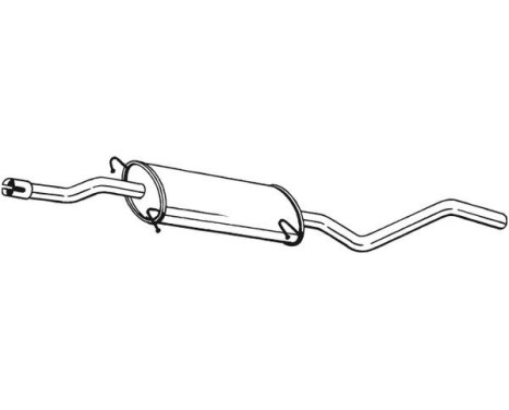 Middle Silencer 287-433 Bosal, Image 2
