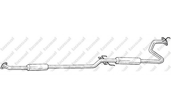 Middle silencer 287-459 Bosal