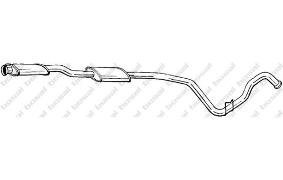 Middle Silencer 287-507 Bosal
