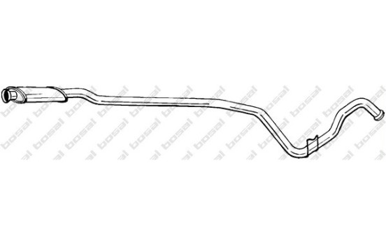 Middle Silencer 287-509 Bosal