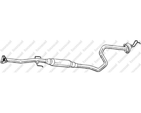 Middle Silencer 287-621 Bosal, Image 2