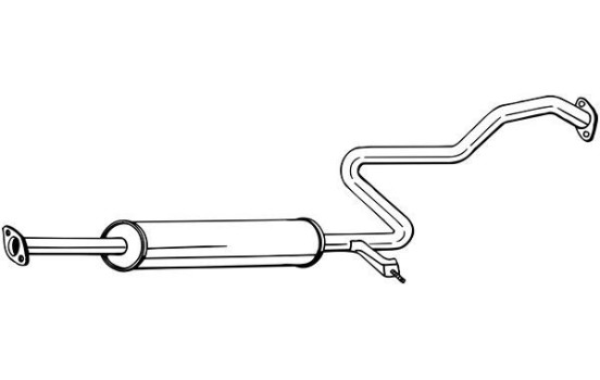 Middle Silencer 287-703 Bosal, Image 2