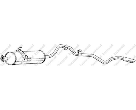 Middle silencer 287-757 Bosal