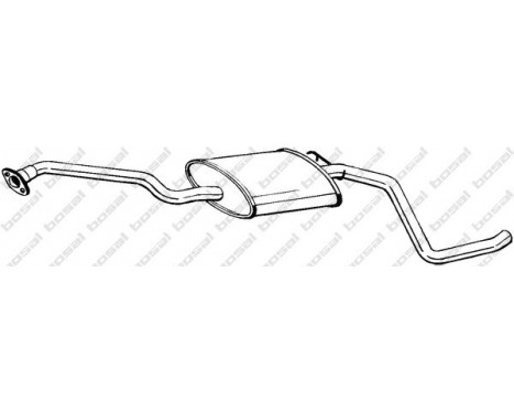 Middle Silencer 287-767 Bosal, Image 2
