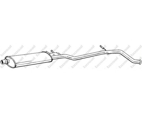 Middle Silencer 287-863 Bosal