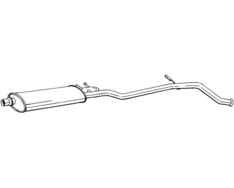 Middle Silencer 287-863 Bosal, Image 2