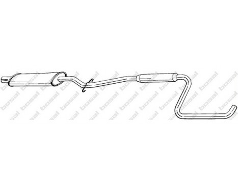 Middle Silencer 288-009 Bosal