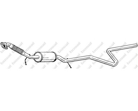 Middle Silencer 288-027 Bosal