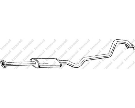 Middle Silencer 288-093 Bosal
