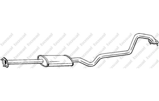 Middle Silencer 288-099 Bosal