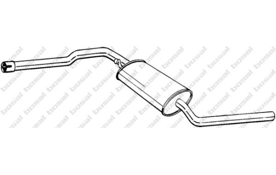 Middle Silencer 288-229 Bosal