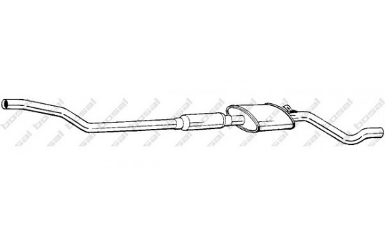 Middle silencer 288-297 Bosal