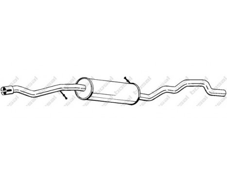 Middle Silencer 288-507 Bosal