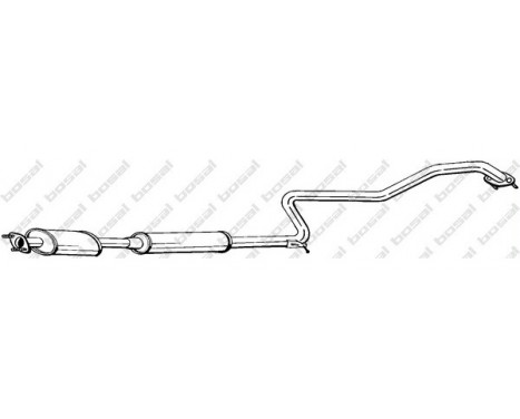 Middle Silencer 288-577 Bosal