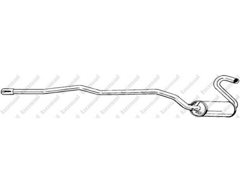 Middle Silencer 288-675 Bosal, Image 2