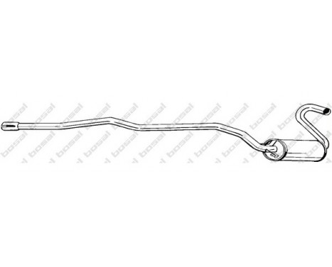 Middle Silencer 288-675 Bosal