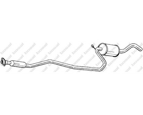 Middle Silencer 288-789 Bosal