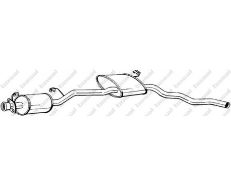 Middle Silencer 288-931 Bosal, Image 2