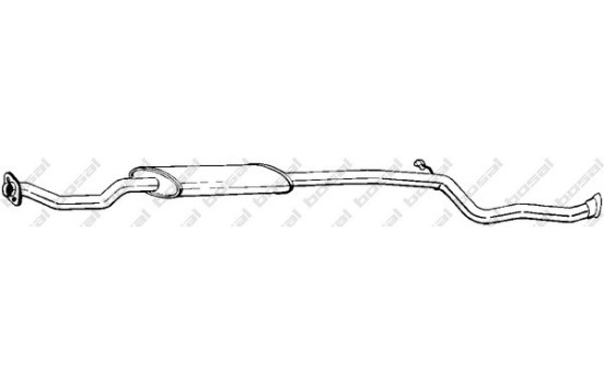 Middle Silencer 289-007 Bosal