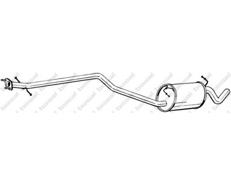 Middle Silencer 289-035 Bosal