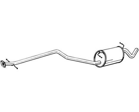 Middle Silencer 289-035 Bosal, Image 2