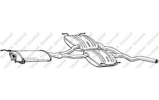 Middle silencer 289-209 Bosal