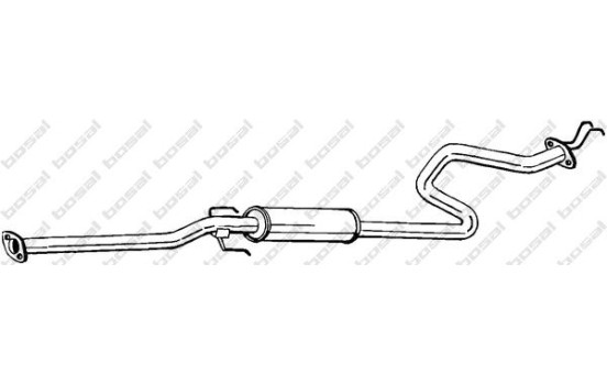Middle Silencer 289-213 Bosal, Image 2